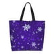 thumbnail image 1 of Easygdp Dark Purple Snowflakes Bolsas Tote para Mujer, Bolsos de Hombro para Viaje, Bolsos de Mano de Gran Capacidad para Compras y Trabajo, 1 of 8