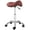 Burgundy, variant on Saloniture Professional Ergonomic Saddle Stool, Black - Adjustable Hydraulic Seat, Rolling Spa Salon, Massage, and Medical Office Chair with Swivel Wheels
