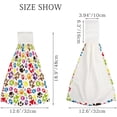 thumbnail image 3 of Hanging Towels 1 Pcs, Dish Towels Color Animal Paw Prints Absorbent Hand Towels with Hanging Loop Washcloth for Bathroom Kitchen, 3 of 6