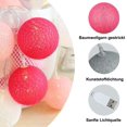 thumbnail image 5 of Guirnalda de luces de algodón, decoración navideña para interiores, globo LED de 6 m y 40 cm, ideal para niñas, princesas, niños y bebés (1 unidad USB de 6 cm), 5 of 5