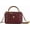 Burgundy, variant on Mini Quilted Square Box Bag For Women,Top-Handle Crossbody Handbag With Metal Chain Strap Vanity purse