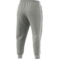 thumbnail image 4 of Adidas Plus Size Essentials Three Stripes Fleece Joggers Medium Grey Heatherwhite 3X, 4 of 4