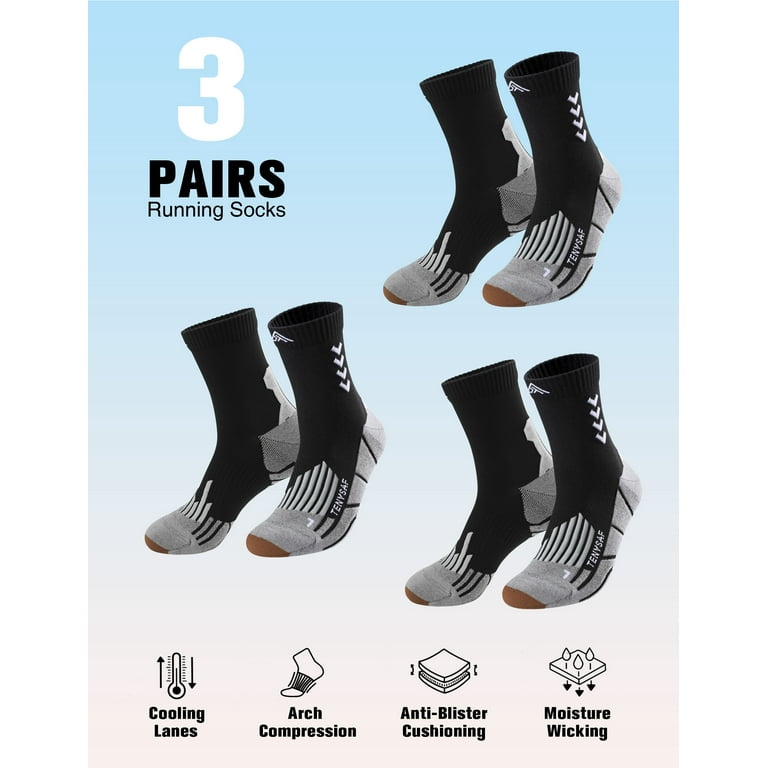 15-20 MmHg Quarter Compression Running Socks For Men And Women