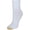 Blanc, variante sur Gold Toe Chaussettes Bermuda à Revers (Lot de 3 Paires) (Femmes)
