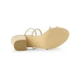 thumbnail image 5 of BLISSFUL STEP Women's Dual Straps Block Heel Slide Sandals, 5 of 8