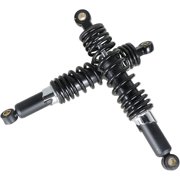Genrics 320mm 12.5” Pair Motorcycle Rear Shock Absorbers Replacement for Suzuki Yamaha Honda XL 883 1200 (Black)