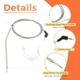 thumbnail image 3 of baomifa-2 Pack Meat Thermometer Probe Replacement, Stainless Steel Meat Temperature Probe Replacement for Thermopro TP04, TP06, TP06S, TP07, TP07S, TP08, TP08S, TP09, TP09B, TP10, TP16, 2.5mm, 3 of 4