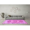thumbnail image 3 of Ahgly Company Indoor Square Geometric Purple Traditional Area Rugs, 3' Square, 3 of 4