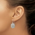 thumbnail image 3 of Shey Couture QTC515 Sterling Silver with 14K Gold Diamond Vintage Earrings - Polished, 3 of 4