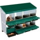 thumbnail image 1 of Caja Nido para Gallinas, 8 Compartimentos, Caja con Patas Metálicas, Caja Rodante para Huevos con Tapa Protectora, 1 of 7