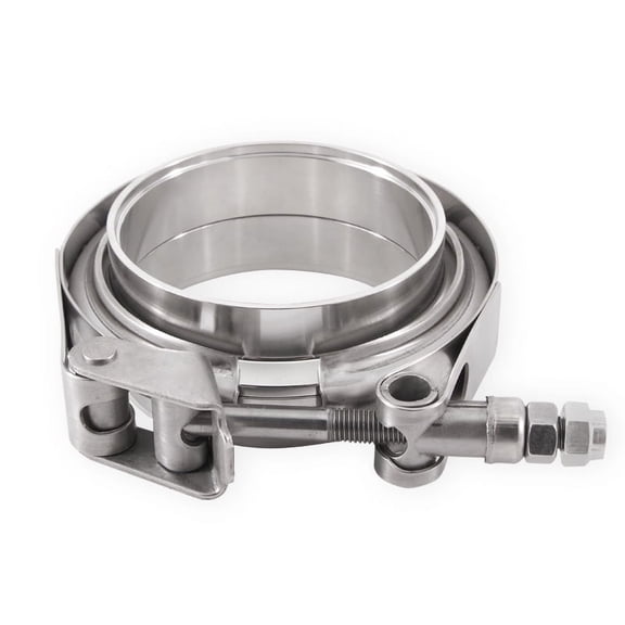 Mishimoto MMCLAMP-VS-3 Stainless Steel V-Band Clamp w/ Flanges, 3" (76.2mm)