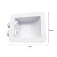 thumbnail image 3 of White ABS Plastic Solar Panel Mounting Kit for RV & Boat - 7-Piece Set Including 4 Corner Brackets, 2 Side Brackets & 1 Cable Entry Gland Housing, 3 of 6