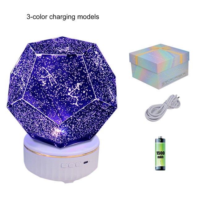 Proyectores Lámpara Proyectores 3d Dormitorio Noches para niños Presenta 5v Proyector portátil