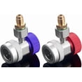 thumbnail image 3 of yeuweold Pcs AC R134A Quick Couplers, Automotive Refrigerant Adapter, High and Low Pressure Car Air Conditioning Conversion Kit, for Air Conditioning Refrigerant Dispenser, 3 of 5