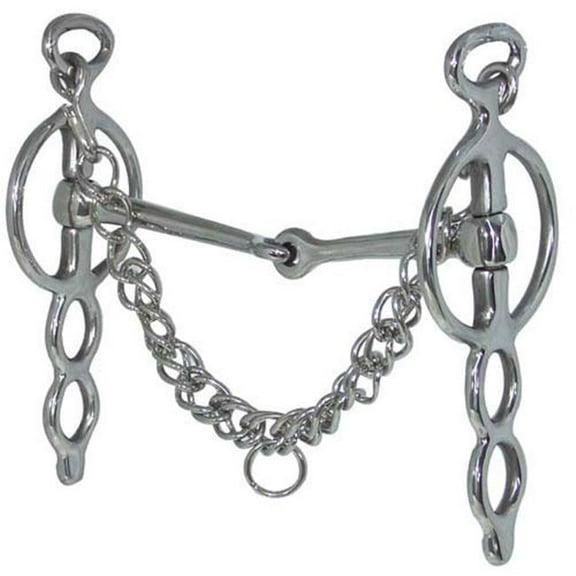 Coronet 245971 5 in. Liverpool Snaffle Mouth Driving Bit