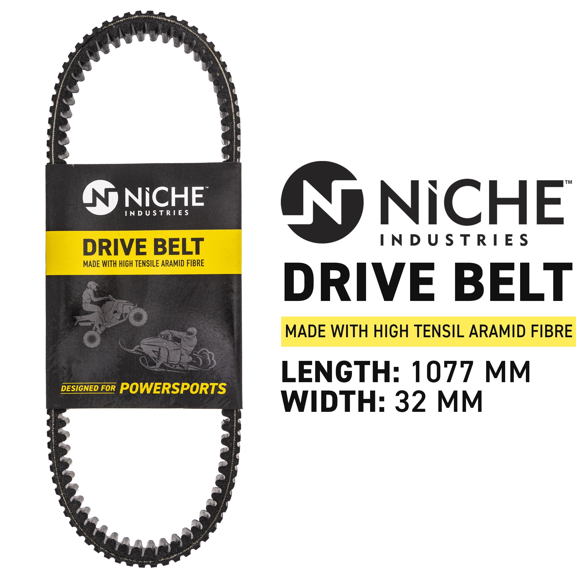 Niche Drive Belt for 59011-1077 Kawasaki Mule 3000 Mule 4000 Mule 4010 519-CDB2244T