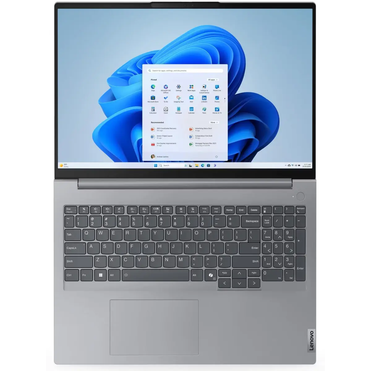 Windowsノート本体 ThinkBook 16 G7 Copilot+PC 32GB/512GB Lenovo ThinkBook 16 G7 ARP 16