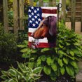 thumbnail image 2 of Montenegrin Mountain Hound American Flag Garden Flag, 2 of 3