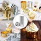 thumbnail image 1 of Estuches metálicos para cupcakes, 50 piezas, estuches para muffins, estuches para hornear, tazas para hornear, forros para cupcakes de grado alimentic Plata Soledad tazas para hornear magdalenas, 1 of 10