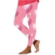 thumbnail image 4 of TaTaai Women's Valentine Print Casual Yoga Leggings, Valentine's Day Gift, Daily Home Activewear Leggings Gift, 4 of 6