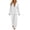A55 White, variant on Mifsaly 2 Piece Pajama Set for Women V Neck Long Sleeve Button Down Nightwear and Relaxed Fit Lounge Pants Comfortable Loose Casual Home Outfits White,S