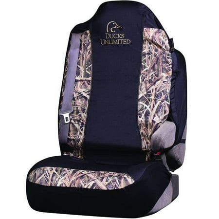 - Ducks Unlimited Camo Universal Bucket Seat Cover Mossy Oak Blades
