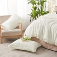 thumbnail image 5 of California King Comforter Set Ivory - 3 Pieces Cal King Boho Ivory Lightweight Bedding Comforter Sets, Oversized All Season Soft Bed Set (104x96In Comforter & 2 Pillowcases), 5 of 8