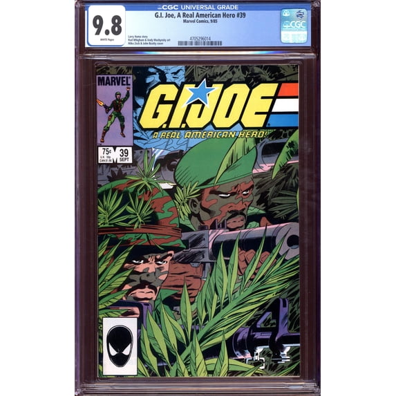 G.I. Joe, A Real American Hero #39 - CGC 9.8 Comic Book