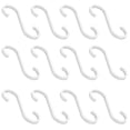 thumbnail image 1 of 12 Pieces S Hooks Household Simple Kitchen Storage Shelf Room Organizer Holder Convenient Sundries Hangers for Home Using No.2, 1 of 7