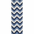 thumbnail image 3 of SAFAVIEH Dhurries Wenona Geometric Area Rug, Navy/Light Blue, 5' x 8', 3 of 4