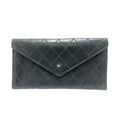 thumbnail image 1 of Pre-Owned CHANEL Chanel Matelasse Wallet Long Accessory Flap Lambskin Women's Black (Good), 1 of 16