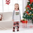 thumbnail image 2 of Odeerbi Matching Family Christmas Pajamas Sets Parent-Child Xmas Warm Two-piece Set Kid Home Wear Printed Jammies Set Loungewear Sleepwear for Kids, 2 of 6