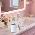 thumbnail image 4 of Storage Box Storage Containers Toothbrush Cup, Household Mouthwash Rinsing Cup, Plastic Bathroom Organizer, Stylish Countertop Storage, Gift for Home, 4 of 6