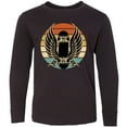 thumbnail image 3 of Inktastic Skateboard Retro Skateboarding Long Sleeve Youth T-Shirt, 3 of 5