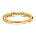 thumbnail image 5 of Solid 14k Yellow Gold Engagement Lab Grown Diamond Wedding Band Ring Size 8.5 (.7 cttw.), 5 of 7