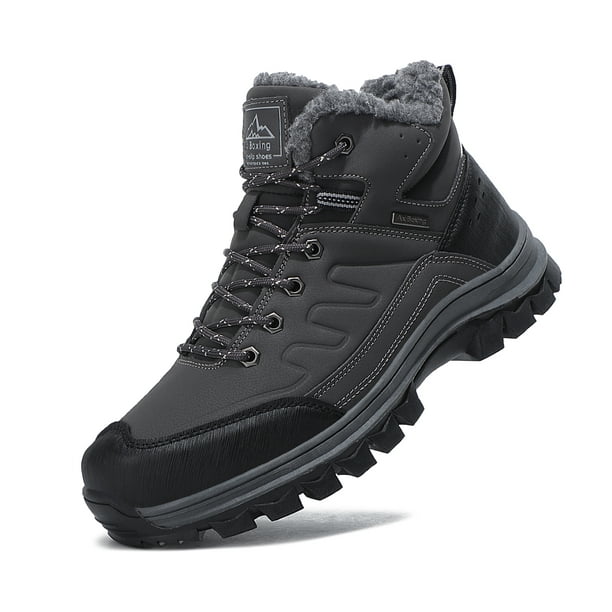 TOPIO Men's Snow Hiking Boots Outdoor Winter Snow Boots