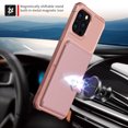 thumbnail image 4 of Mantto Back Folio Cover for iPhone 14 Pro Wallet Case, PU Leather Kickstand Credit Card Holder Slots Case, Magnetic Absorption Durable Shockproof Cover For Apple iPhone 14 Pro 6.1", Rosegold, 4 of 7