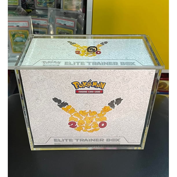 Pokemon Case (Elite Trainer) Clear Plastic Display Box for ETB Elite  Trainer Box, Convenient, Stackable Storage Solution for Collectors Gifts  Pokemon
