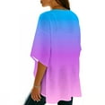 thumbnail image 5 of Swimsuit Coverup for Women Summer Short Sleeve Bathing Suit Cover Up Loose Fit Casual Summer Tops, 5 of 7
