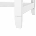 thumbnail image 5 of Kush Key West Engineered Wood L-Shaped Desk and Chair Set in White/Gray, 5 of 7