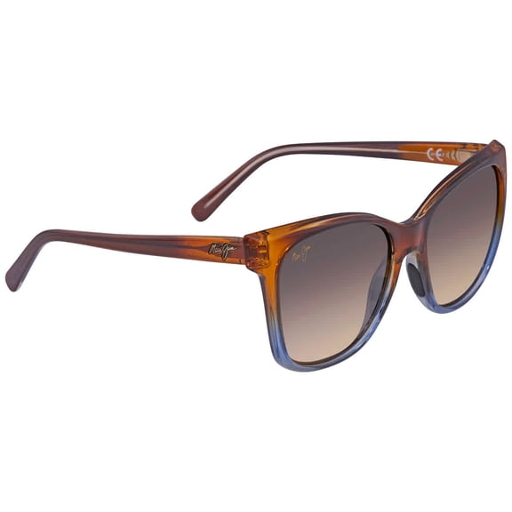 Maui Jim Alekona HCL Bronze Butterfly Ladies Sunglasses HS793-18B 55