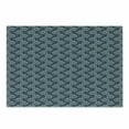 thumbnail image 1 of Tree Cutting Board, Hand Drawn Composition of Abstract Forest with Dark Toned Polka Dotted Background, Decorative Tempered Glass Cutting and Serving Board, Small Size, Pale Blue Black, by Ambesonne, 1 of 1