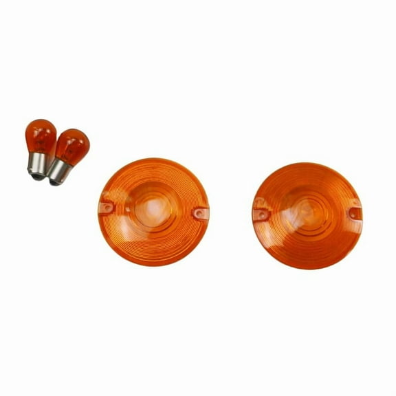 2Pcs Motorcycle Accessories Turn Signal Light Lens Cover Case for Harley Touring Electra Glide Ultra Classic Road King FLHR FL