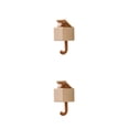 thumbnail image 4 of Gancho de pared Bewildely para sala de estar bolso colgador de bolsas soporte para ropa Tipo 1, 4 of 6