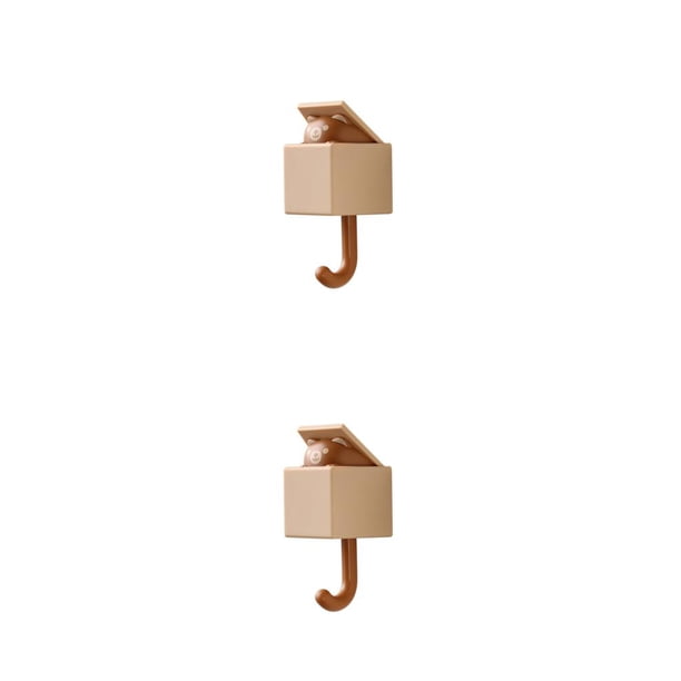 Billuyoard Hogar Adorable Animal gancho de pared dormitorio autoadhesivo bolso bolsos percha ropa pantalones camisas pantalones cinturones Type1 NO1