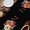 thumbnail image 2 of Thanksgiving Red Truck Table Runner, Autumn Thanksgiving Kitchen Dining Table Decoration for Home Party Decor 13x108 Inches, 2 of 9