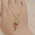 thumbnail image 3 of To My Daughter - Sunflower Fidget Necklace, You are My Sunshine Rotating Necklace, Spinning Sunflower Necklace Pendant, Sunflower Spinner Necklace, Sunflower Necklaces For Women (#2-Golden), 3 of 8
