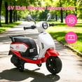 thumbnail image 4 of BKIRNP Kids Electric Motorcycles for Toddlers Age 1-3,6V Ride on Motorcycles,Ride on Toys with Music,LED Light,Training Wheels,2 MPH Kids Electric Motorcycle for Indoor & Outdoor Use,Red, 4 of 7