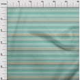 thumbnail image 2 of oneOone Tissu de Popeline de Coton Imprimé à Rayures Horizontales par la Cour 42 Pouces de Large, 2 of 4