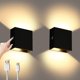thumbnail image 1 of Luces de pared regulables y recargables KEWITY 2 uds Blanco, 1 of 5